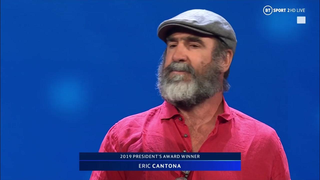 Eric Cantona gives a bizarre yet brilliant speech after picking up UEFA President's Award! Eric Cantona gives a bizarre yet brilliant speech after picking up UEFA President's Award!