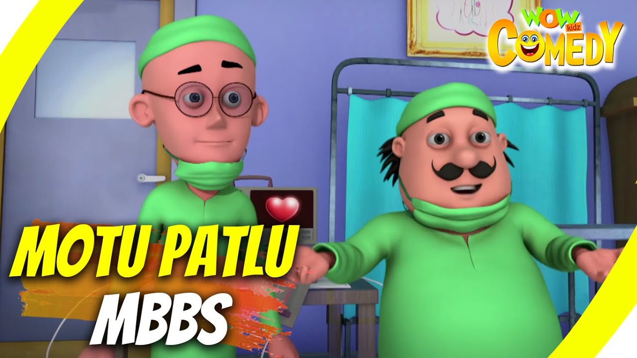 Motu Patlu- EP11A | Motu Patlu MBBS | Funny Videos For Kids | Wow Kidz  Comedy - YouTube