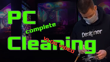 Complete PC Workstation Cleaning with Air Compressor