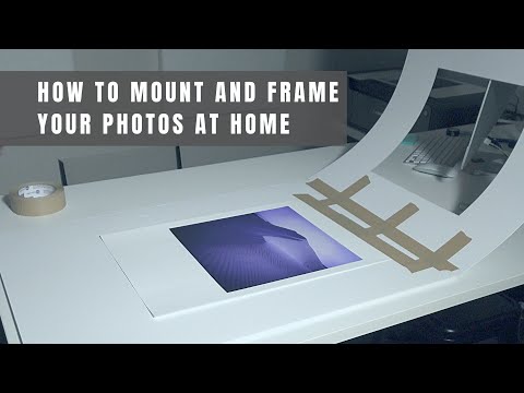 Comment monter et encadrer vos photos à la maison