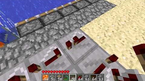 Minecraft: How to build a self building bridge