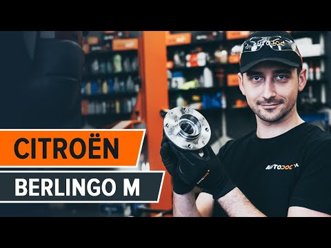 Как заменить подшипник задней ступицы на CITROËN BERLINGO M [РУКОВОДСТВО AUTODOC]