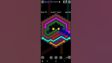 How To Solve Flow Free Hexes 11x11 Mania Level 25 Board Walk Through Solution Walkthrough