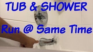 Shower Runs When Tub Runs