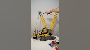 Beast Crane 42146 #shorts #kirtech #lego #technic #lab #review #set #Liebherr #crane #pieces