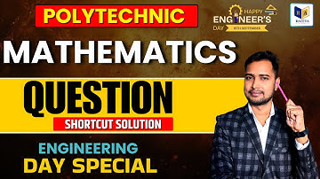🧲 Polytechnic Maths Most Important Question 2026 | #engineering day special | #racevaacademy