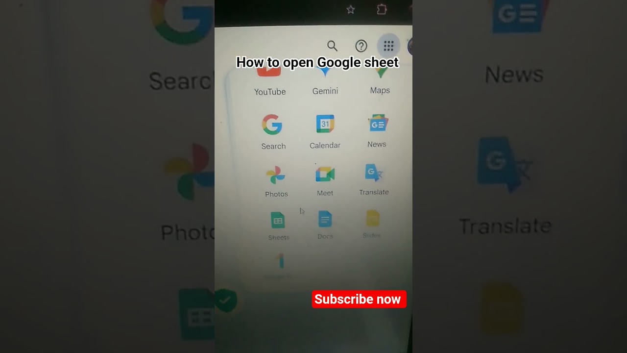 how to open Google sheet☝️👀