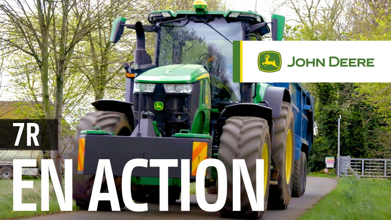Un agriculteur parle de son JOHN DEERE 7R en action !