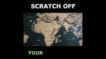 Best Scratch Off Travel Map for Travel Lovers