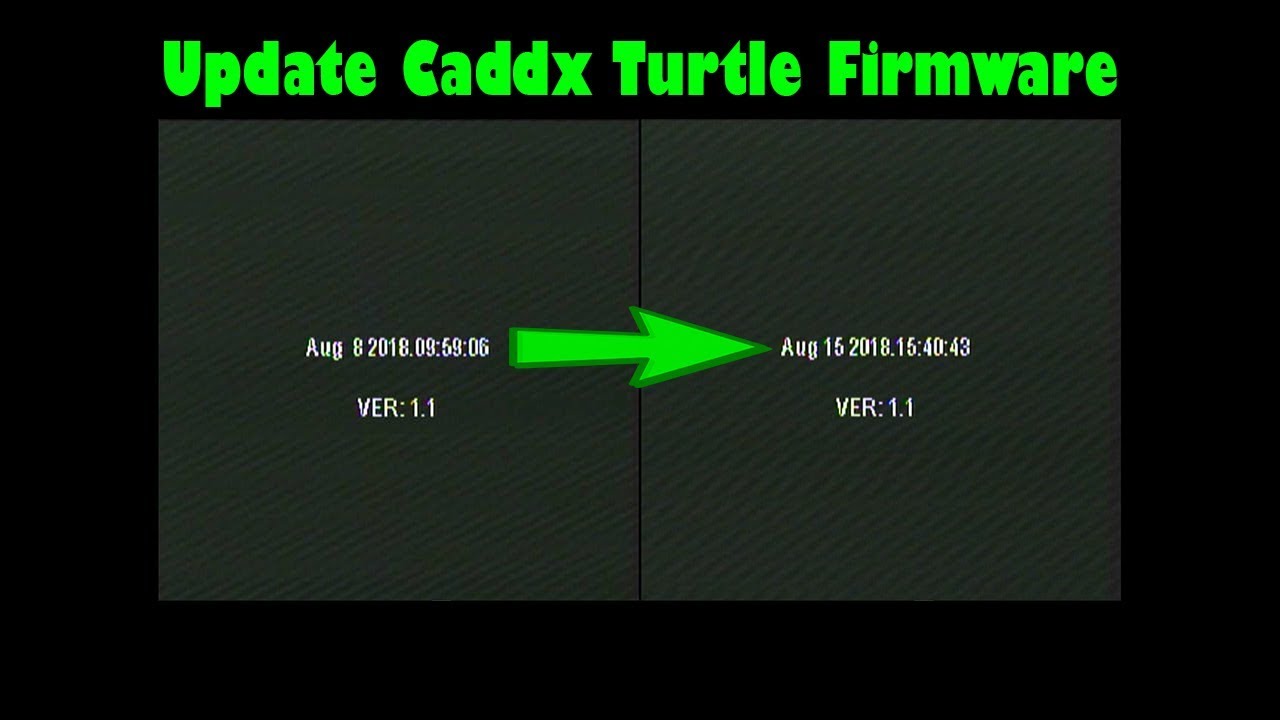 How To Update Caddx Turtle V1 Firmware - YouTube