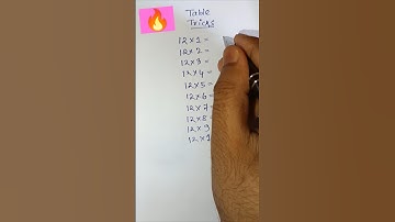 12 Table Tricks You Won’t Believe! | Math Hacks #shorts #maths #table #tableof12 #tabletrick