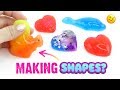 DIY WATER CHARM FOLLOW-UP!!! How To Make Squishy Shapes? Satisfying Slime Popping