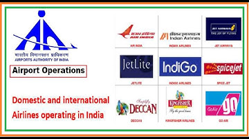 Airlines operating in India | Aviation Related Terms | ATC AO JE Manager | AAI Exam 2020-21 |