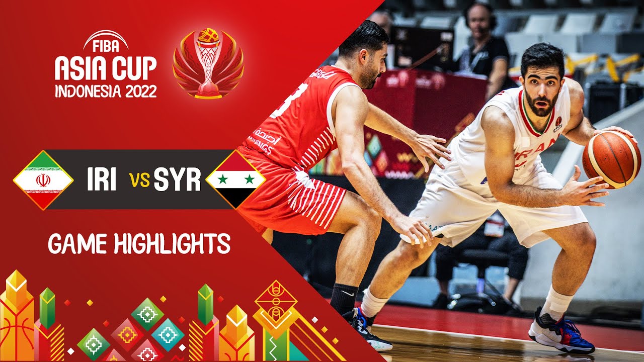 Iran 🇮🇷 - Syria 🇸🇾 Basketball Highlights - FIBA Asia Cup 2022