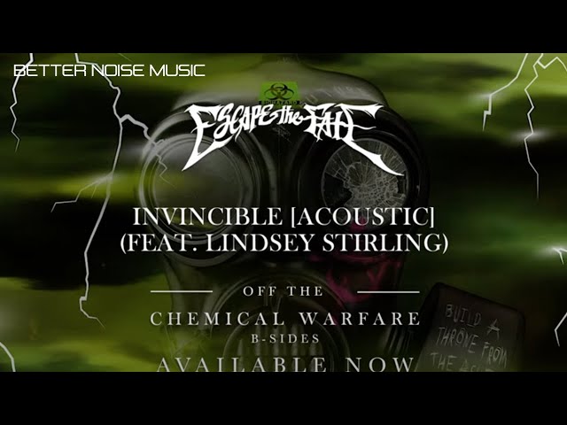 Escape The Fate - Invincible feat. Lindsey Stirling [Acoustic] (Official Audio) class=