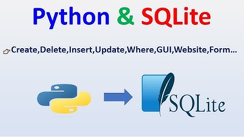 Python & Sqlite : Create,Delete,Insert,Tkinter,Flet..
