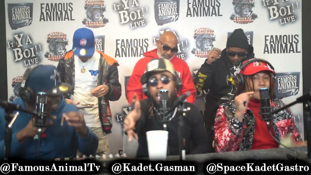 Memphis Rappers Space Gang Stops by Drops Hot Freestyle on Famous Animal Tv  - YouTube