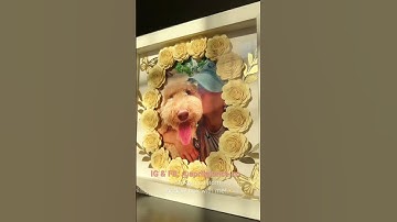 Make a custom shadow box with me! The perfect gift!🤍 #reels #youtubeshorts #ytshorts #smallbusiness