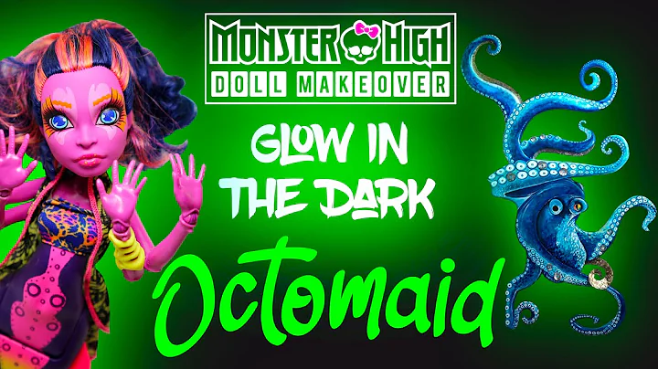 GLOW IN THE DARK OCTOPUS MERMAID / CECAELIA / Mons...