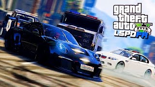 Полицейские Будни в GTA 5 - ОГРАБЛЕНИЯ. ЗАЛОЖНИКИ. УГНАЛ ПОРШ. ЗАЛОЖНИКИ.