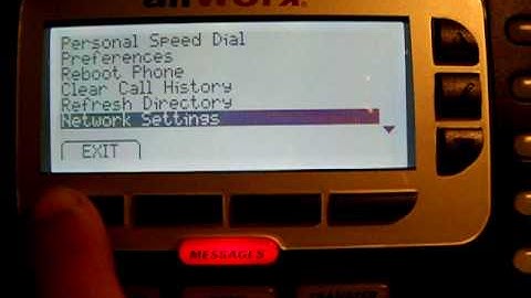 SETUP TIME ON REMOTE ALLWORX Phone .AVI