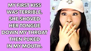 People Sharing Their First Kiss Stories