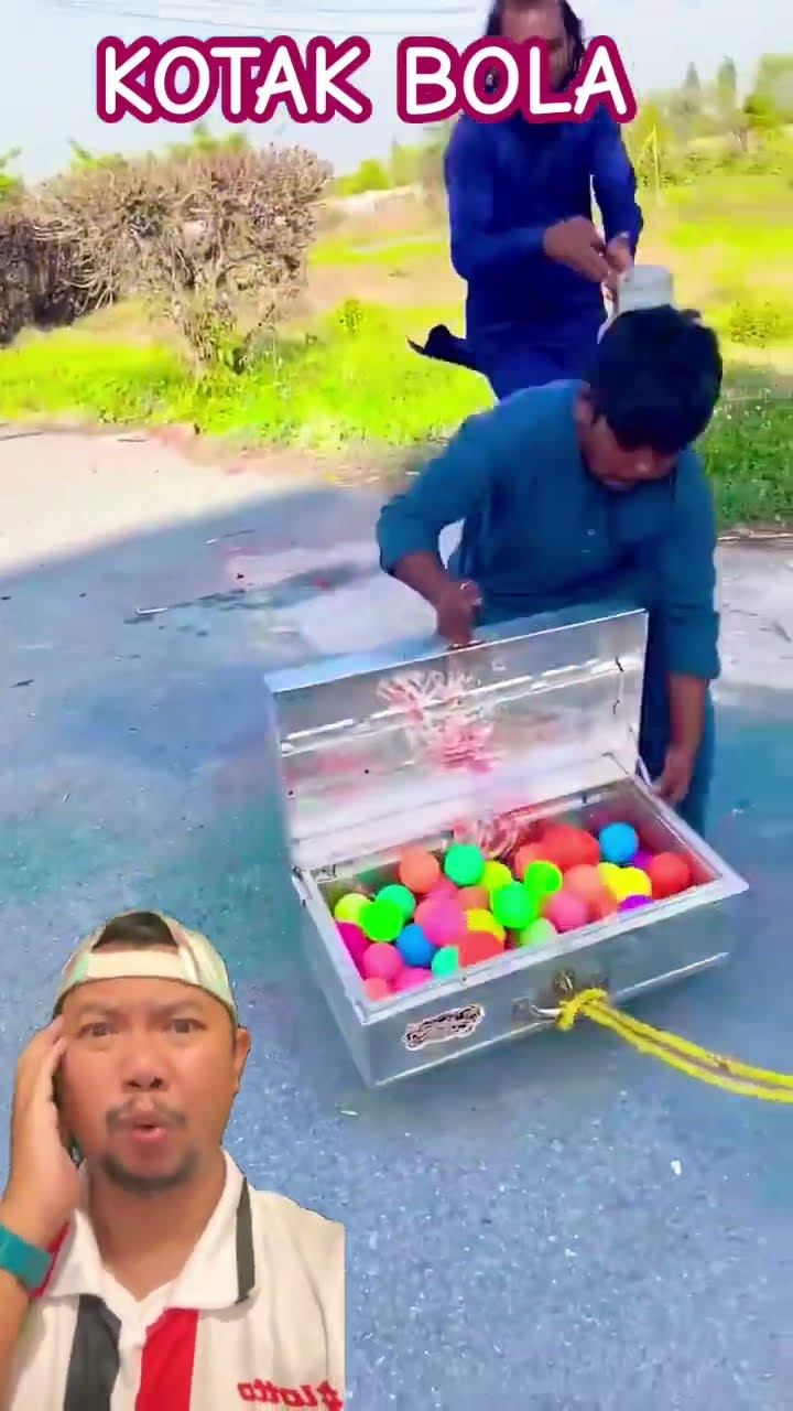 KOTAK BOLA WARNA WARNI!!!!? #funny #comedy #shorts