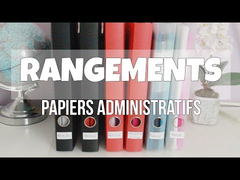 Vidéo: Comment Organiser Les Documents