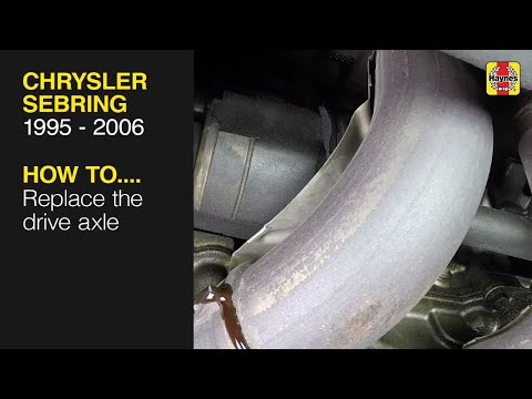 How to Replace the drive axle on the Chrysler Sebring 1995 - 2006