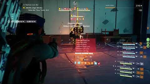 1 Shot Weasel practice | Dizzy shooter POV | Dark Hours raid The Division 2 TU12