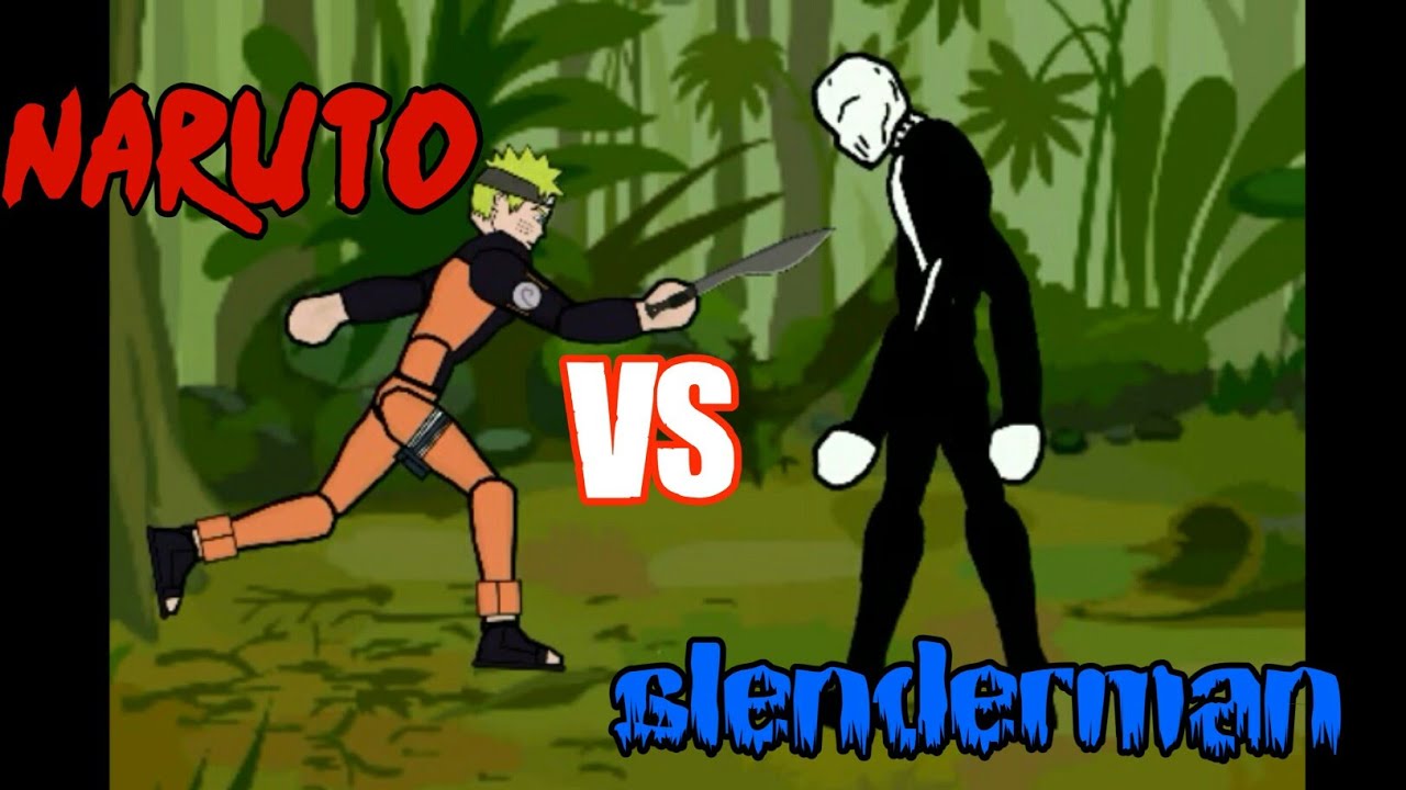  Naruto  vs slenderman animasi  drawing cartoons YouTube