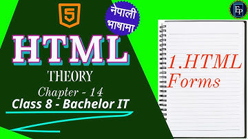 HTML chapter 14 (Theory)  | Master HTML: The Best Course for Web Development in Nepali Language.