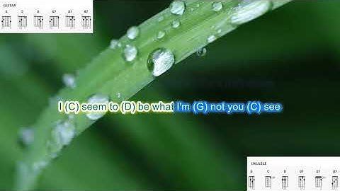 Thumbnail of The Great Pretender by The Platters play along with scrolling guitar chords and lyrics