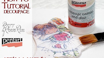 How to decoupage without wrinkles - Learn decoupage