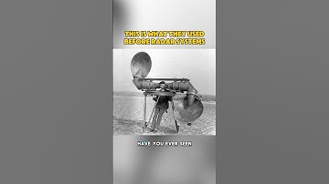 This Is What They Used Before Radar Systems #crazy