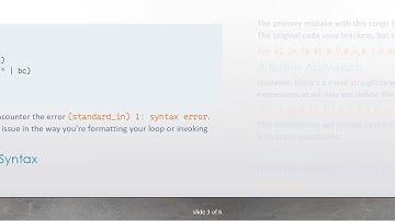 How to Fix the syntax error in Your Bash Script