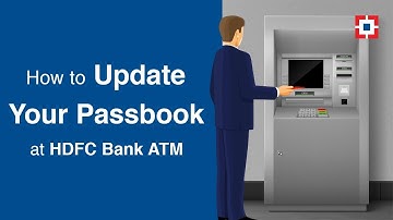 How to Update Your Passbook at HDFC Bank ATM | HDFC Bank
