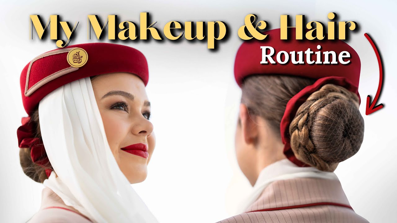 Get Ready with Me as EMIRATES Cabin Crew 💄✈️