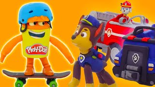 Play Doh Videos Paw Patrol Rescue Rides Stop Motion Play-Doh Official