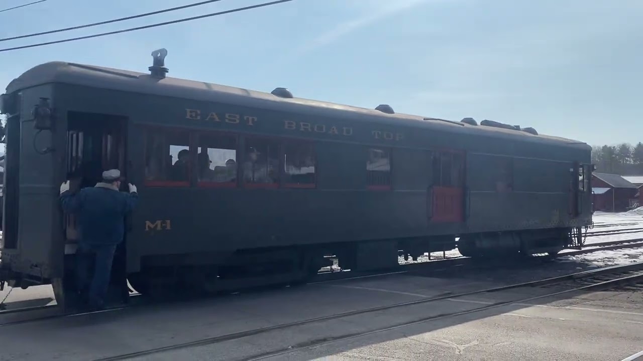 M-1 leaving southbound and E.B.T 1203/19 bring the excursion train back from the grove part 7
