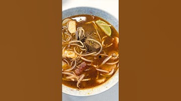 Spicy Beef Noodle Soup #asianfood #noodlesoup #foryou