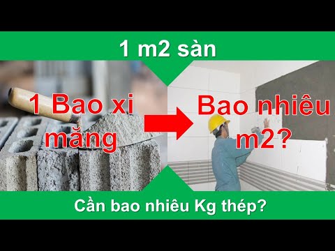 Video 1 bao xi măng ốp lát được bao nhiêu m2 | BIỆN PHÁP THI... - youtube