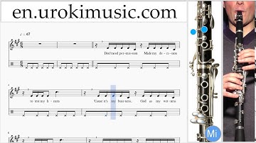 How to Play Clarinet Ariana Grande Dangerous Woman Part#2 Melody School Learn Class Course Tutorial