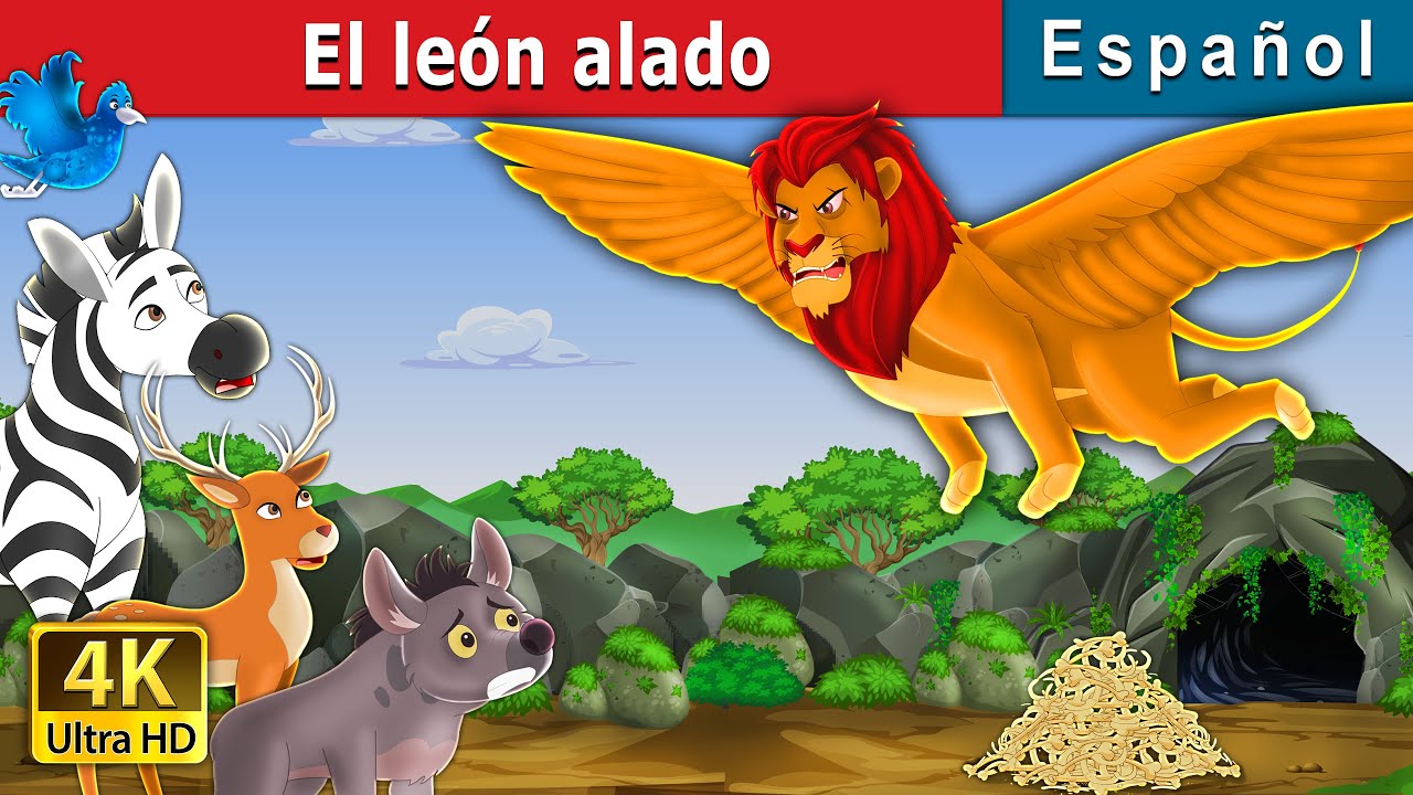 El león alado | The Winged Lion in Spanish | @SpanishFairyTales - YouTube