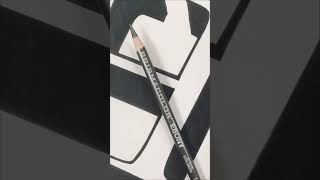 Easy Trick Art Drawing - How to Draw 3D Letter H - 3D Optical Illusion with Pencil and Marker ✍️😲🤩😳
