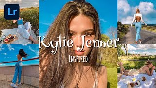 Kylie Jenner photo's inspired preset | Lightroom preset tutorial + Free DNG file screenshot 1