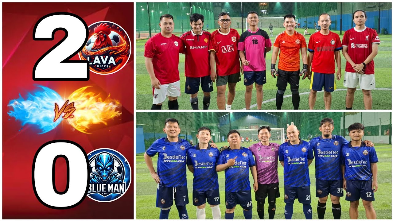 LAVA CHICKEN 2 - 0 BLUE MAN 1️⃣ (Brotherhood Mini Soccer 4 July 2025) Game 4
