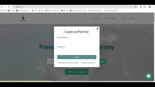 Partner registration process with Urloker