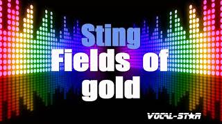 Sting - Fields Of Gold (Karaoke Version) with Lyrics HD Vocal-Star Karaoke