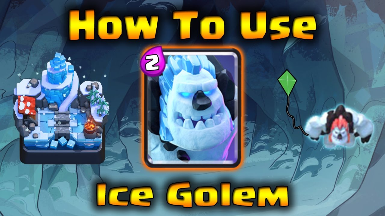 Clash Royale How To Use Ice Golem Strategy Guide Youtube